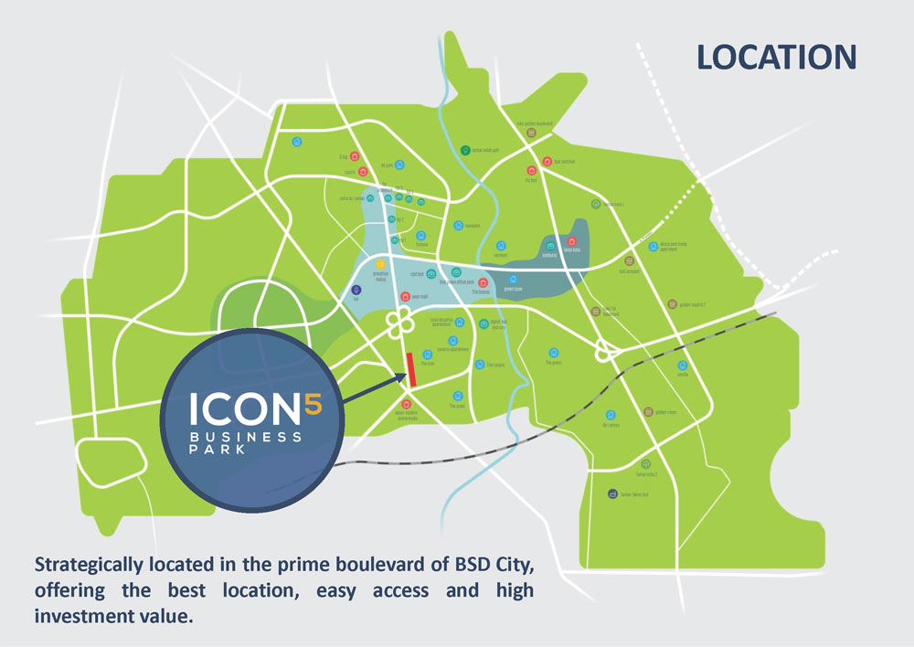 Lokasi Icon Business Park 5